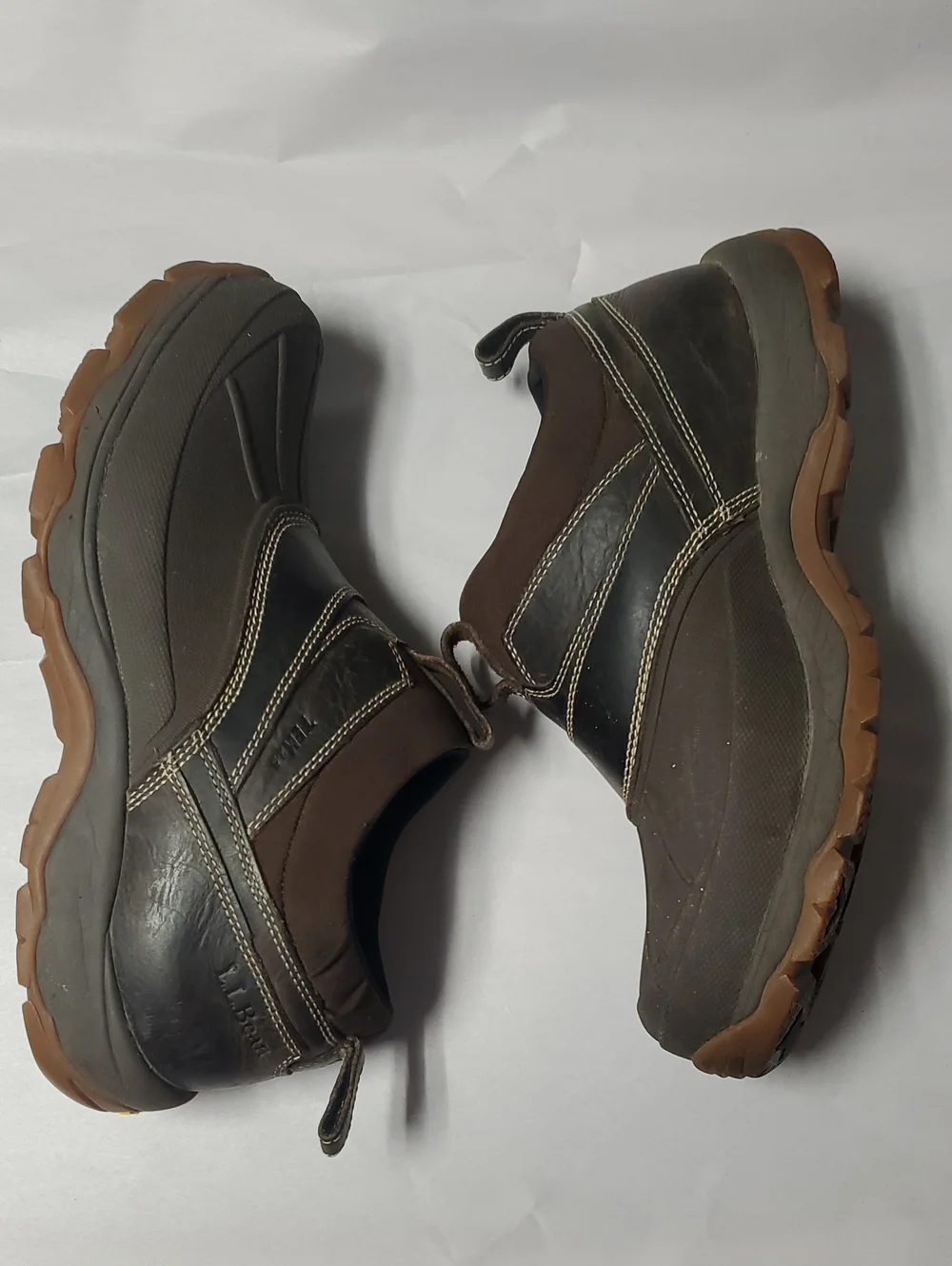 L.L Bean Men's Storm Chaser 5 Slip-On Outdoor Shoe - Brown Size 10.5 Gorpcore